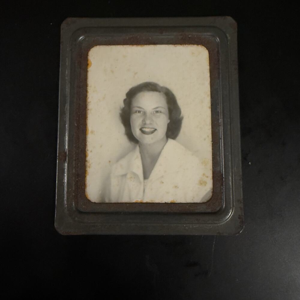 Vintage 1940s Photomatic Photo Booth Picture Tin Frame Mutoscope NYC Americana